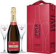 Piper Heidsieck Brut Glass Pack + 2 glasses 0,75 l, 12% vol. - Champagne