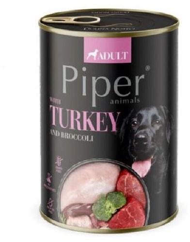 Piper Adult krůta a brokolice 400 g - Konzerva pro psy - Hlavní obrázek