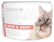 Piper Supra Cat 200 g losos a kúsky hovädzej svaloviny - Konzerva pre mačky