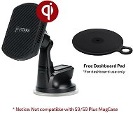 Pitaka MagMount Qi Pro vezeték nélküli szívócső tartó - Telefontartó