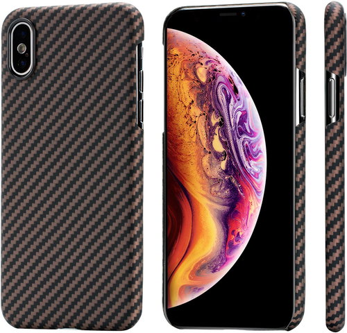 Pitaka Aramid Case Black/Gold XS/X - Phone Cover - Main image