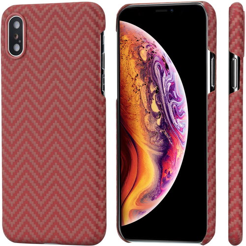 Pitaka Aramid Case Red/Orange iPhone XS/X - Phone Cover - Main image