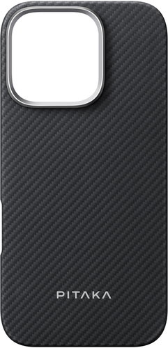 Pitaka MagEZ Case 5 Black/Grey Twill iPhone 16 Pro tok - Telefon tok - Fő fotó
