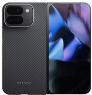 Pitaka MagEZ Case 5, Black/Grey Twill - Google Pixel 9 Pro Fold - Phone Cover