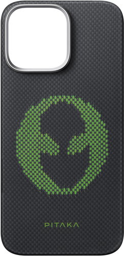 Pitaka x Aries Tactile Woven Case, Alien - iPhone 16 Pro Max tok - Telefon tok - Fő fotó