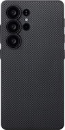 Pitaka PIN Button Case Black/Grey Plain Samsung Galaxy S25 Ultra tok - Telefon tok