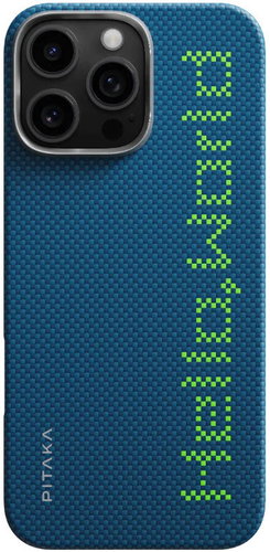 Pitaka Tactile Woven Case Hello World iPhone 16 Pro Max - Phone Cover - Main image