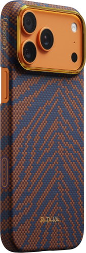 Pitaka Edge Case Breath of Veins Burning Orange iPhone 17 Pro Max - Phone Cover - Main image