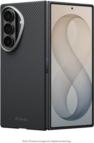 Pitaka Edge Case Full Set With Screen Protector Black/Grey Samsung Galaxy Z Fold 8 Ultra - Phone Cover - Main image