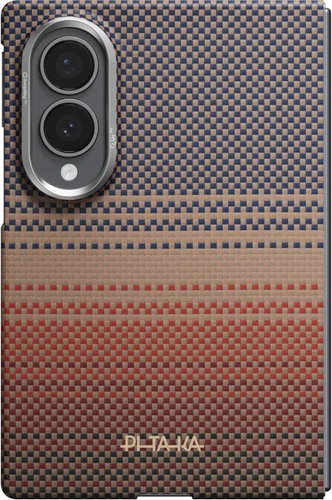 Pitaka Edge Case Back Cover With Central Axis Sunset for Samsung Galaxy Z Fold 8 - Phone Cover - Main image