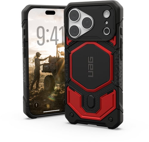 UAG Monarch Pro MagSafe Crimson for iPhone 18 Pro/17 Pro - Phone Cover - Main image