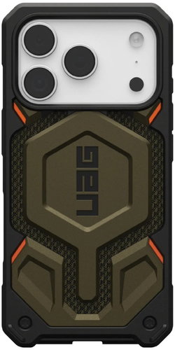 UAG Monarch Pro MagSafe Kevlar Element Green iPhone 18 Pro/17 Pro - Phone Cover - Main image