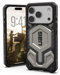 UAG Monarch Pro MagSafe Titanium iPhone 18 Pro/17 Pro - Phone Cover - Main image