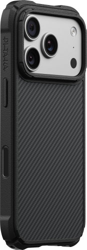 Pitaka Cairn Case Black Grey Twill iPhone 18 Pro - Phone Cover - Main image