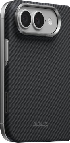 Pitaka Edge Case Back Cover Black Grey Twill iPhone Duo - Phone Cover - Main image
