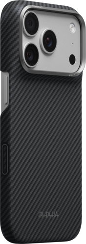 Pitaka Edge Case Black Grey Twill iPhone 18 Pro - Phone Cover - Main image