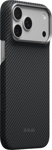 Pitaka Edge Case Black Grey Twill iPhone 18 Pro Max - Phone Cover - Main image
