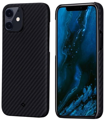 Pitaka MagEZ Schwarz / Grau iPhone 12 - Handyhülle - Hauptbild