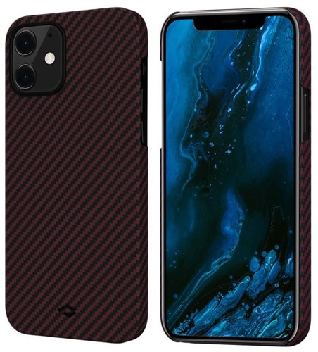 Pitaka MagEZ Black/Red iPhone 12 - Handyhülle - Hauptbild