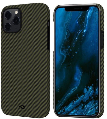 Pitaka MagEZ Black/Yellow iPhone 12 Pro - Phone Cover - Main image
