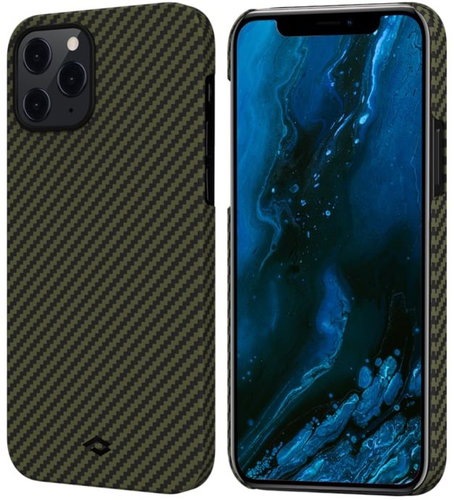 Pitaka MagEZ Schwarz / Gelb iPhone 12 Pro Max - Handyhülle - Hauptbild