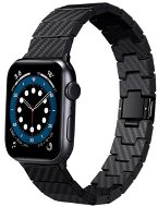 Pitaka Carbon Fiber Strap Black/Grey Apple Watch 42/44/45/Ultra 49mm - Řemínek