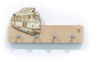 ŠN Designer wooden keyring Tram T3 - Key Holder
