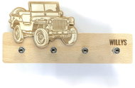 ŠN Design wooden key rack Willys MB - Key Holder