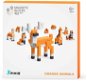 Pixio Orange Animals Smart magnetická  - Stavebnice