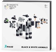 Pixio Black and White Animals Smart - mágneses - Építőjáték
