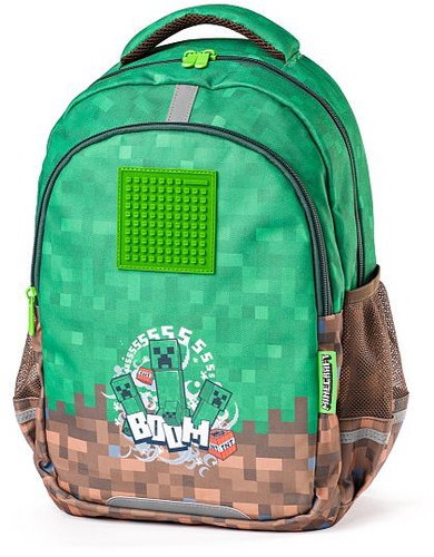 PIXIE CREW Minecraft, two-compartment, 2 zips - School Backpack - Main image