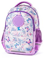 PIXIE CREW Butterflies, two-compartment, 2 zips - School Backpack