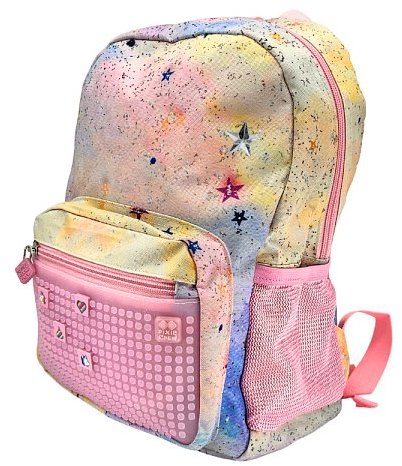 PIXIE CREW Glitternox 50 pixelů, malý batoh, růžový - Backpack - Main image