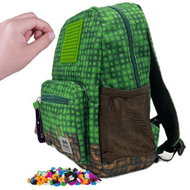 PIXIE CREW Mine&Craft 50 pixelů, malý batoh, zelený - Backpack