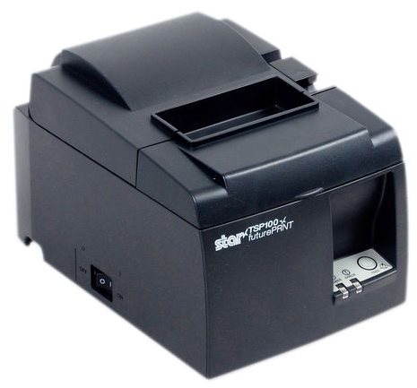 STAR TSP143 Schwarz + SW Daton Piccolo - Kassendrucker - Hauptbild