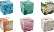 Papírové kapesníky TENTO Cube box 58 ks, mix barev - Papírové kapesníky