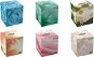 Papírzsebkendő TENTO Cube box 58 db, vegyes színek - Papírové kapesníky