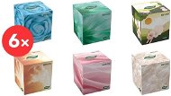 TENTO Cube Box (6×58 pcs), Mix of Colours - Tissues