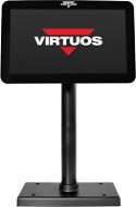 Vevőkijelző Virtuos 10.1" SD1010R fekete, LCD színes ügyfélkijelző, USB - Zákaznický displej