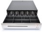 Virtuos C430C-RJ10P10C Black with stainless steel panel, with 24V cable - Cash Drawer