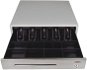 Virtuos cash drawer C430C with cable, metal brackets, stainless steel panel, beige - Cash Drawer