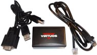 Virtuos 10P10C-6P6C-12V for Cash Registers, Connection to an RS-232 Port, Black - Data Cable