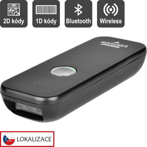 Virtuos CCD 2D čtečka Virtuos HW-856A mini, bezdrátová, BT, USB-C, kapesní, černá - Čtečka čárových kódů - Hlavní obrázek