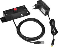 Push button for opening cash drawers Virtuos 24V, metal with cable, with electronic opening - Cash Drawer Accessory