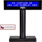 Zákaznícky displej Virtuos LCD FL-2026MB 2× 20 čierny, USB - Zákaznický displej