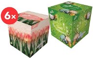 LINTEO BOX Veľkonočné (6× 80 ks) - Papierové vreckovky