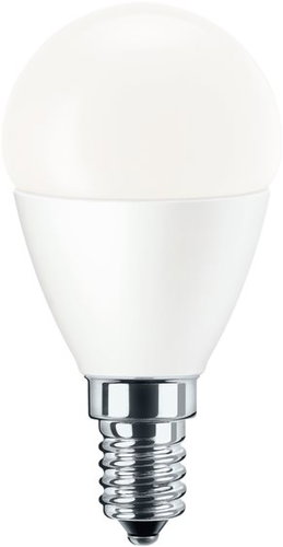 Pila LED Drop-Shaped, 5.5-40W, E14, 2700K, White - LED Bulb - Main image