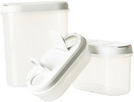 Plast Team Set of 3 food containers 18,7 × 9,5 × 40 cm white - Food Container Set