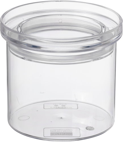 Plast Team Food container 0,8 l, 15 × 15 × 7,6 cm Stockholm clear - Storage Jar - Main image