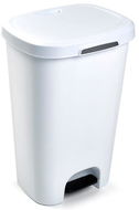 Plastic Forte Koš na odpad 50 l pedálový bíly - Odpadkový koš